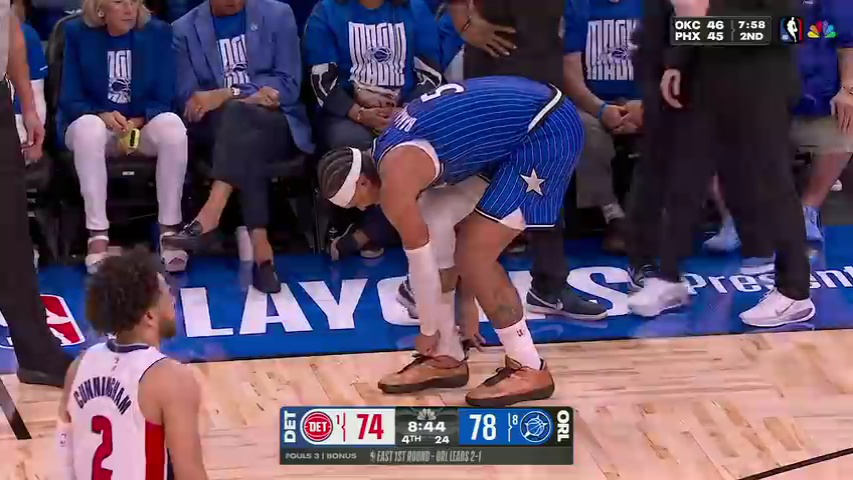 活塞vs魔术英文原声全场回放