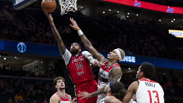 鹈鹕vs奇才精华回放 英格拉姆轰40分助队大胜