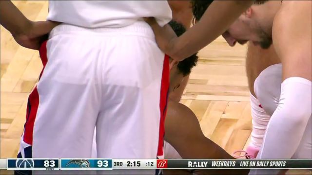 NBA常规赛：奇才vs魔术第3节英文原声回放