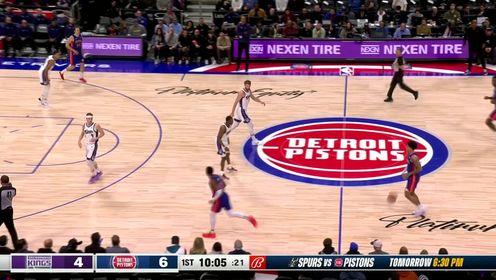《NBA全场集锦》反击快如旋风 萨博尼斯虎虎生风反击直接暴扣