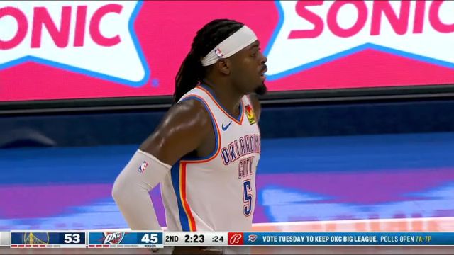 NBA常规赛：勇士vs雷霆第2节中文解说回放
