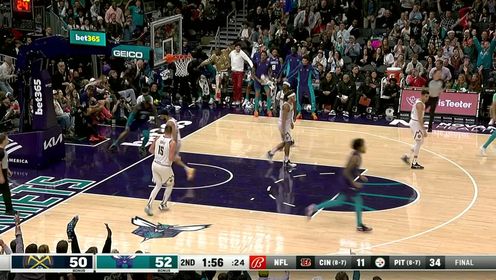 《NBA全场集锦》理查兹妙手一挥骗过约老师 助飞布里奇斯单臂空接暴扣