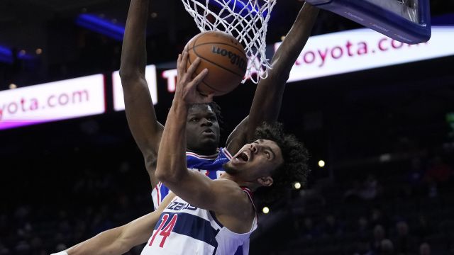奇才vs76人五佳球 马克西闪电突破2+1大帝空切上演大力劈扣