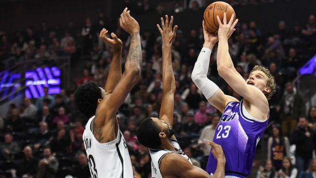 篮网108-125爵士 塔克27+6爵士送篮网三连败