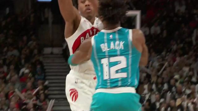 黄蜂vs猛龙五佳球 巴恩斯排球大帽扇懵罗齐尔