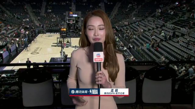 前方连线孟超：波波老爷子赛前十分轻松 打趣没看过太阳三巨头的比赛