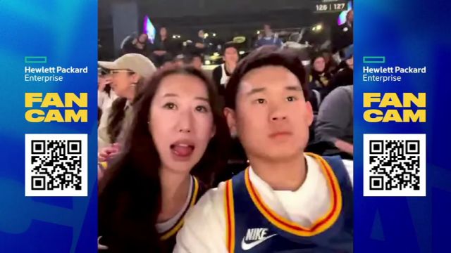 NBA常规赛：独行侠vs勇士第3节英文原声回放