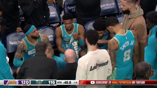 湖人vs黄蜂第4节英文原声回放