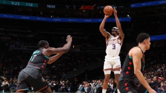 太阳140-112奇才 比尔43+6重回华盛顿早早打卡下班