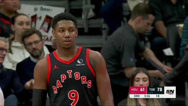 NBA常规赛：火箭vs猛龙第3节英文原声回放