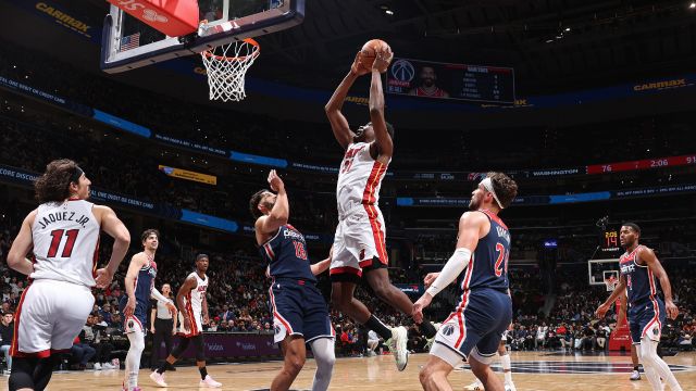 热火119-107奇才 罗齐尔27分 普尔22+8 热火轻取奇才