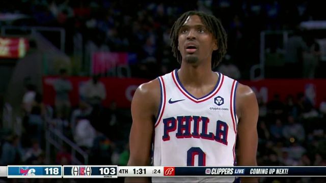 NBA常规赛：费城vs快船第4节中文解说回放