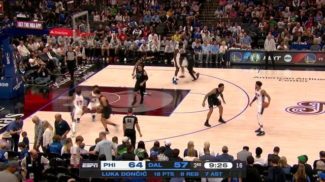 欧文vs费城集锦 外线手感火热28+5全场命中5记三分