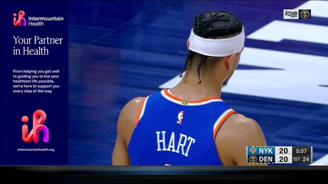 NBA常规赛：尼克斯vs掘金第1节中文解说回放