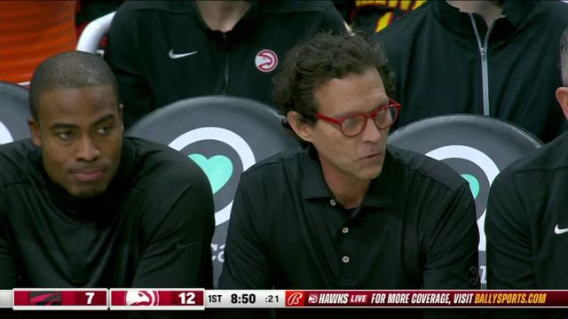 NBA常规赛：猛龙vs老鹰第1节中文解说回放