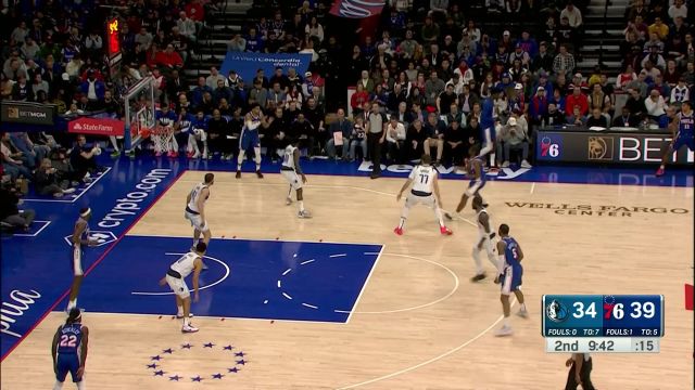 假作真时真亦假 哈里斯假动作欺骗防守中投精准命中