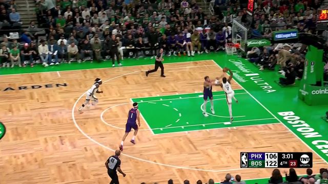 太阳vs凯尔特人五佳球 比尔滑翔上篮灵巧打进 布朗断球反击一飞冲天