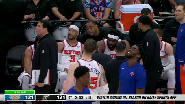 尼克斯vs马刺加时1英文原声回放