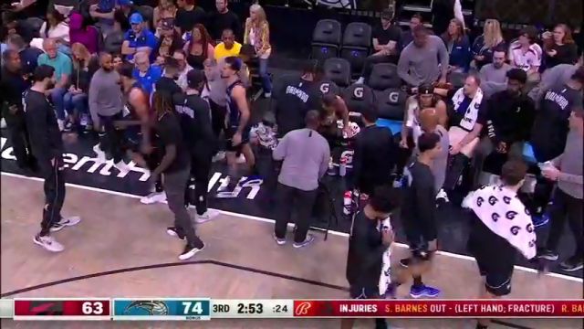 NBA常规赛：猛龙vs魔术英文原声全场回放