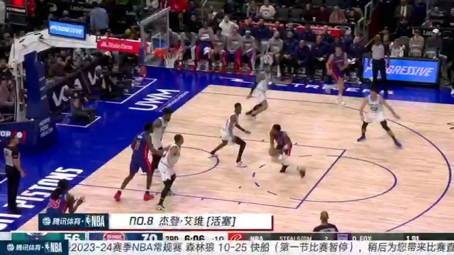 NBA常规赛：森林狼vs快船第1节中文解说回放