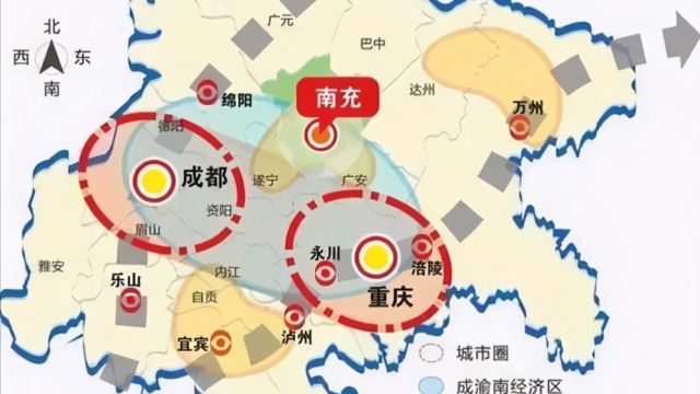 四川南充必须发展起来,与成都、重庆形成三足鼎立,成为最后堡垒