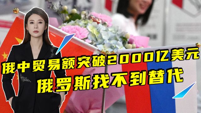 俄中贸易额首次突破2000亿美元,中国在俄罗斯进口中的份额增至45%