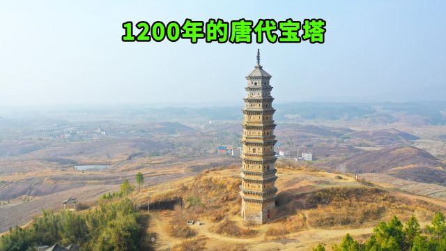 湖北大山发现1200年的宝塔,建在戈壁滩千年不倒,太神奇了