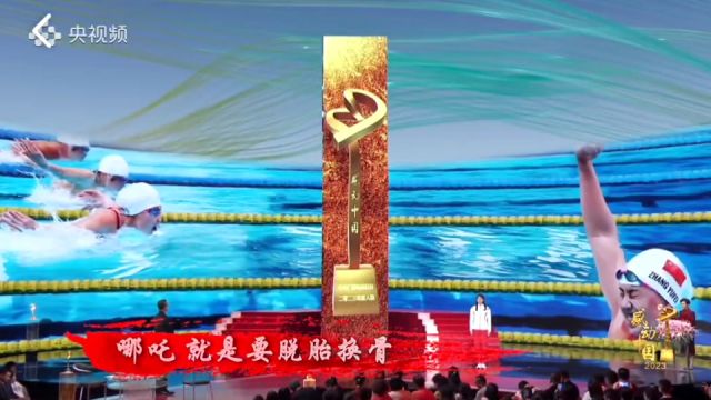 荣耀时刻!泳坛名将张雨霏获得感动中国2023年度人物荣誉