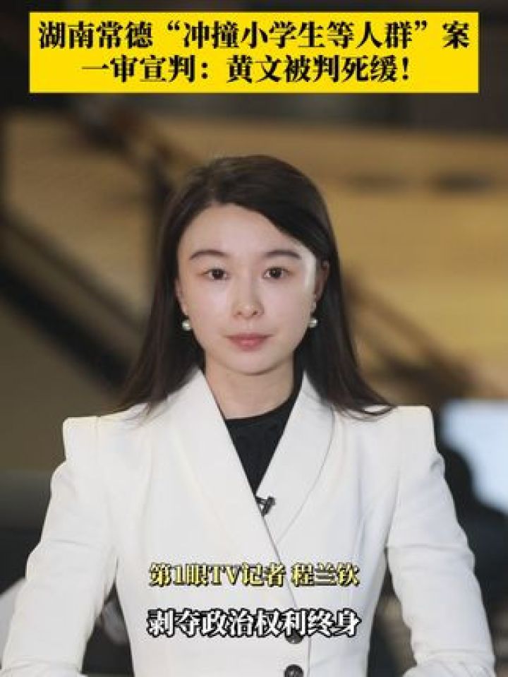 黄文被判死缓！12月23日，湖南常德“冲撞小学生等人群”案一审宣判。被告人黄文因投资亏损、与家人矛盾等原因，为发泄个人情绪..._高清 ...