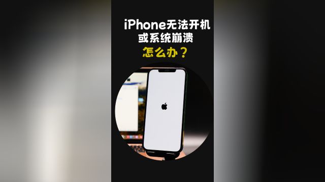 iPhone无法开机或系统崩溃出现白苹果?