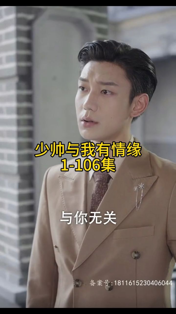 少帅与我有情缘 全集大结局 鹿单东新剧