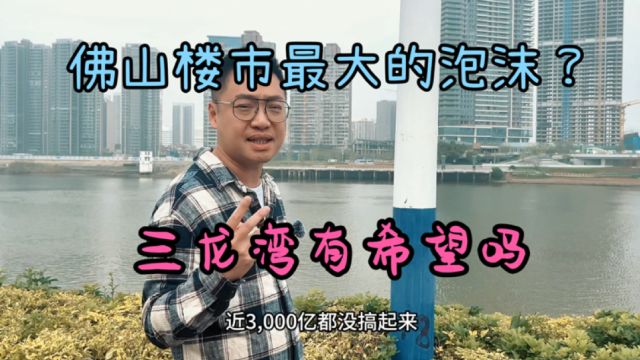 佛山楼市:三龙湾的规划是饼还是坑?有发展的希望吗?