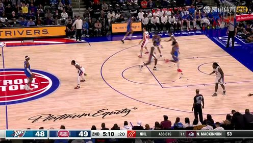 《NBA全场集锦》【回放】雷霆vs活塞中文解说全场回放