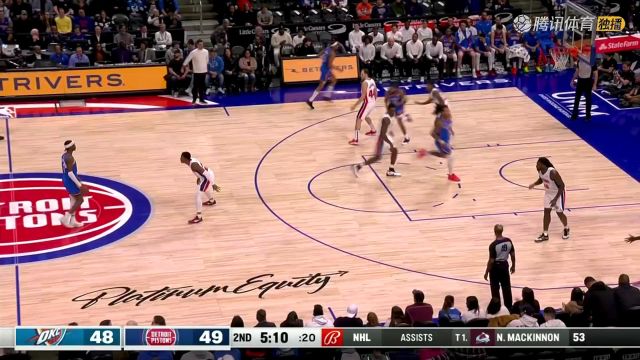 2023/24赛季NBA常规赛：雷霆 VS 活塞 全场回放