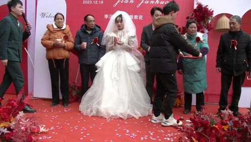 2024年1月28日新郎李正时&新娘简君花结婚视频第二篇婚庆礼仪