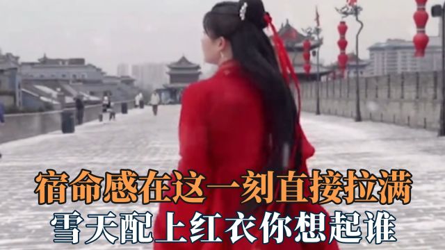 宿命感在这一刻瞬间直接拉满,风雪压我两三年,我笑风轻雪又棉