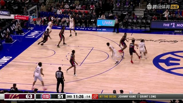 NBA常规赛：骑士vs活塞中文解说全场回放