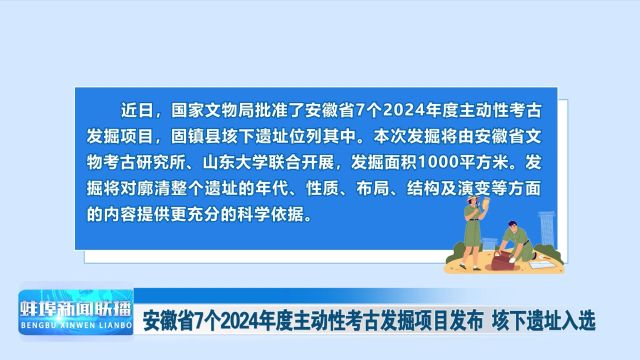 安徽省7个2024年度主动性考古发掘项目发布 垓下遗址入选