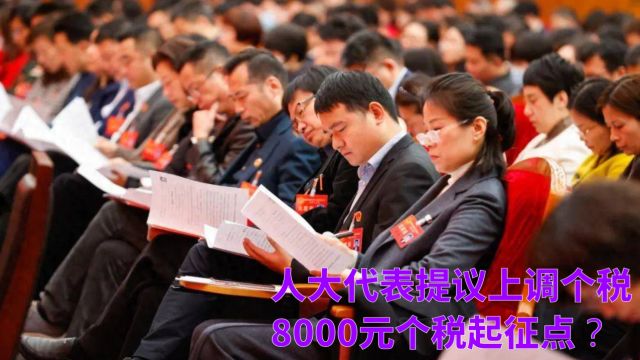 人大代表提议上调个税:8000元个税起征点,你的钱包会鼓起来吗?