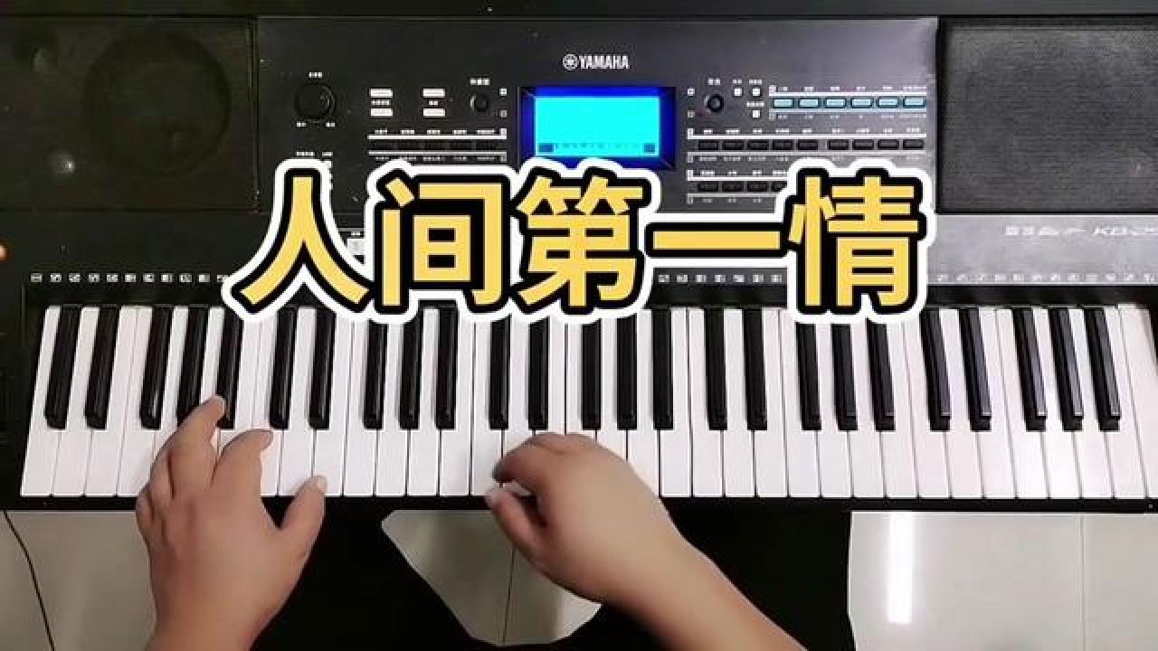 电子琴演奏经典歌曲《人间第一情》#爱音乐爱生活 #乐器演奏 #弹个