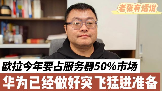 欧拉要占中国服务器操作系统50%市场,华为准备起飞