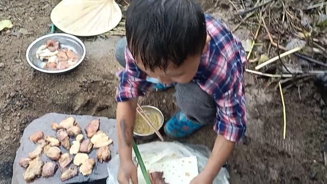 下雨天也阻挡不了我们野餐