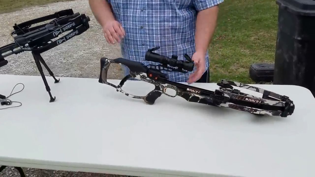 国外合法拍摄pse系列十字弩弓ravin瑞文复合弓弩户外娱乐