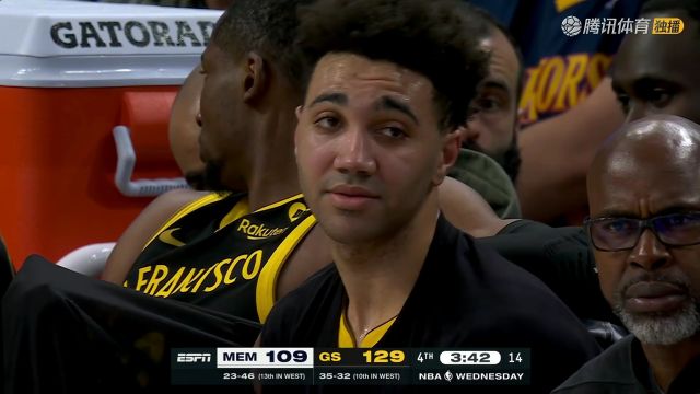2023/24赛季NBA常规赛：灰熊 VS 勇士 全场回放