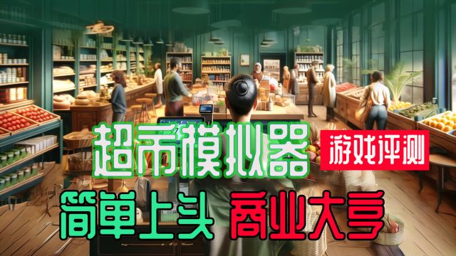 【糖球游戏评测】做的好呀《超市模拟器》,简单上头,超市大亨