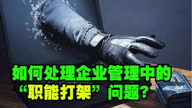 如何处理企业管理中的“职能打架”问题?#组织管理#工厂管理