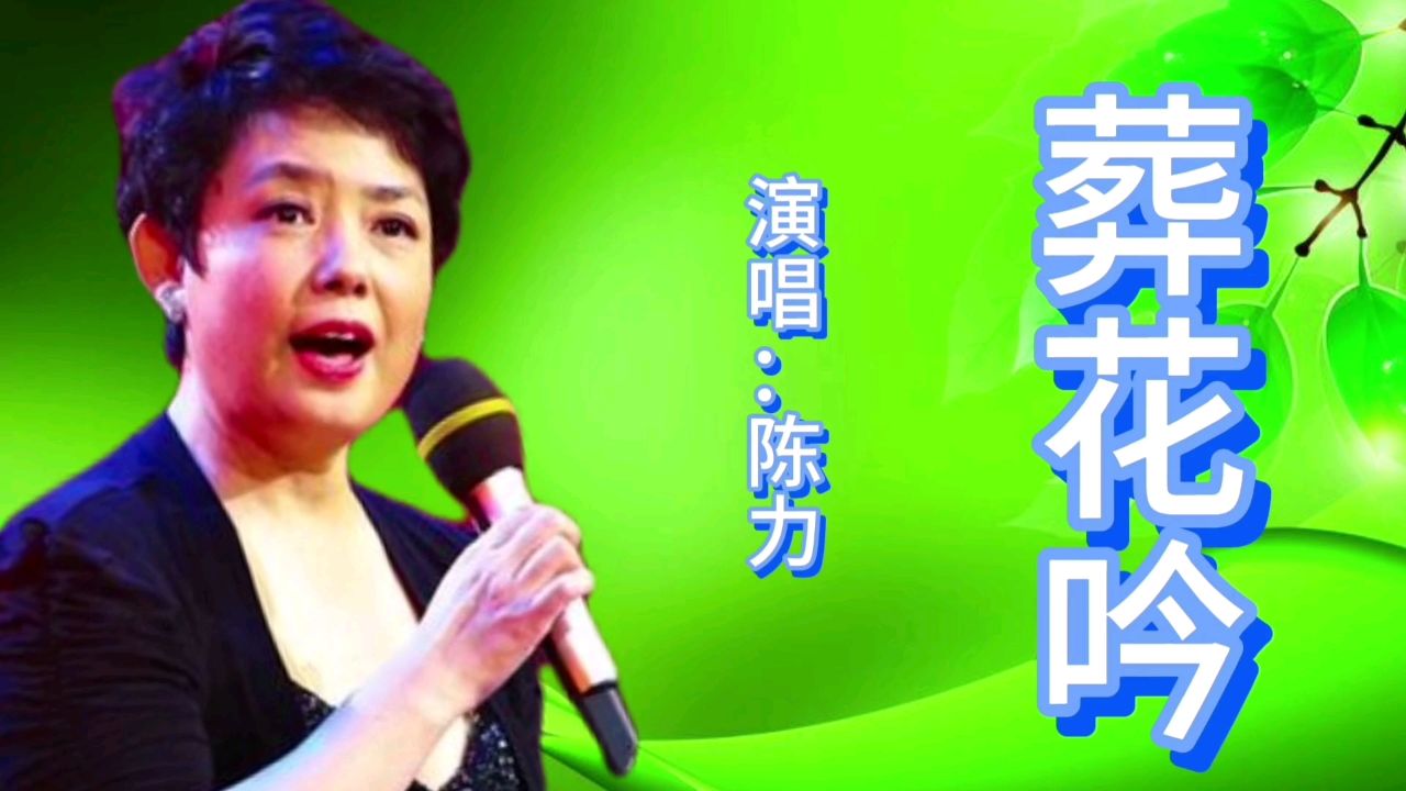 陈力一首经典歌曲《葬花吟》歌声伤感动听,百听不厌!