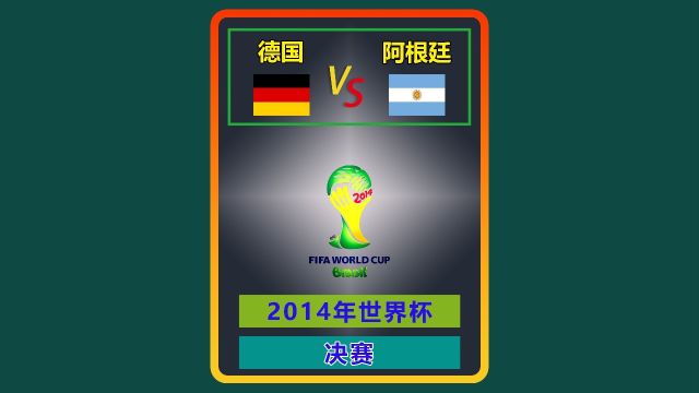 2014年世界杯 德国阿根廷