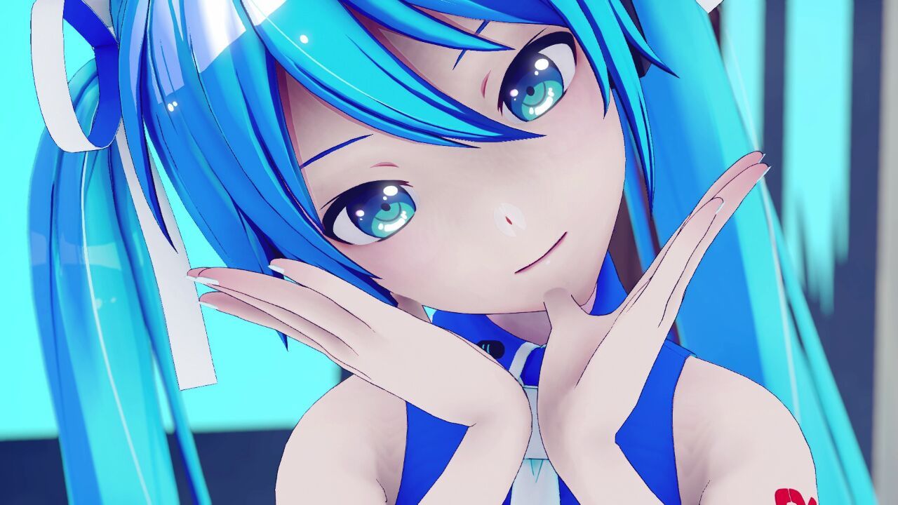 mmd初音未来,rem式初音,跳起来