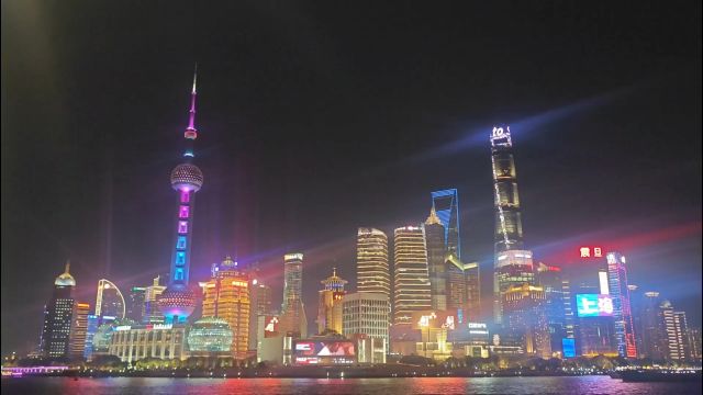 上海外滩夜景视频拍摄欣赏